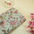 Sea Green Floral Print Linen Fabric RM-24622