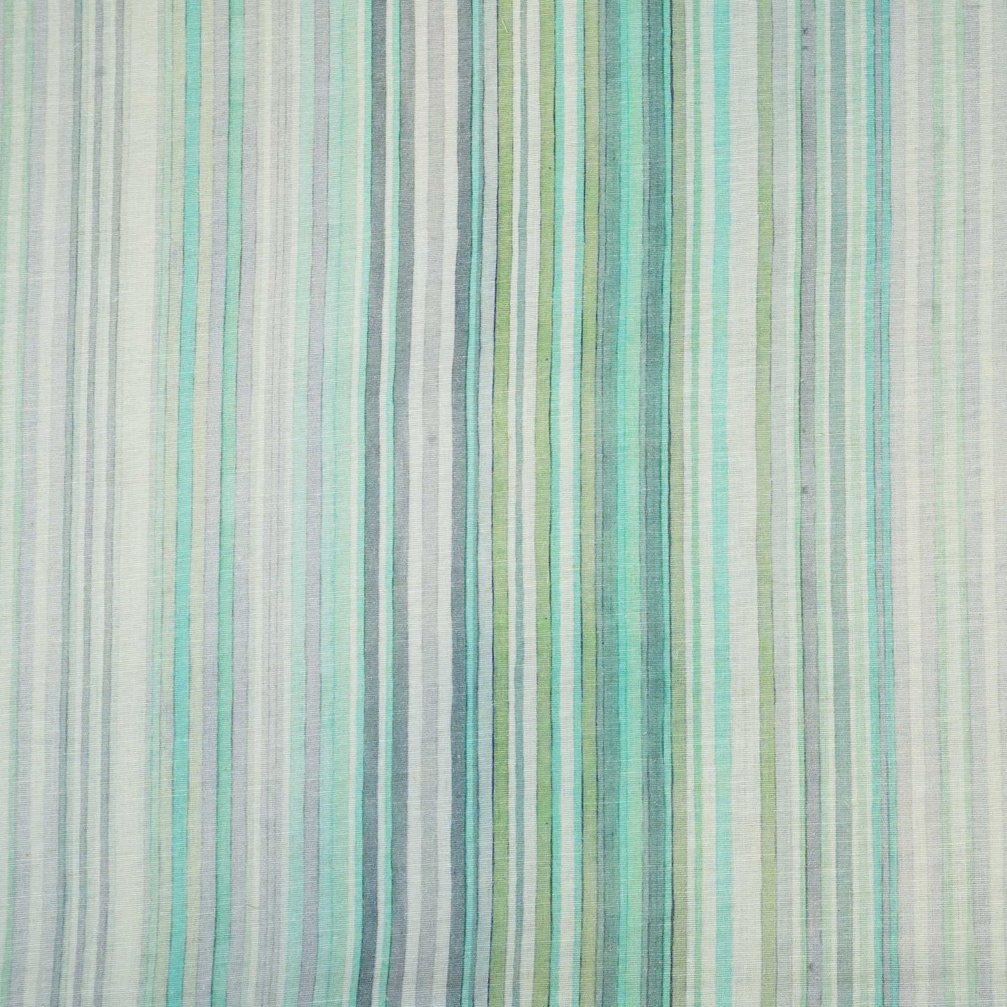 Multicolor Stripes Print Linen Fabric RM-24623