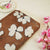 Brown Floral Print Linen Fabric RM-24625
