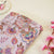 Lilac Handpainted Floral Print Linen Fabric RM-24627