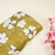 Green Floral Print Linen Fabric RM-24629