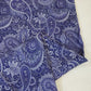 Purple Paisley Print Linen Fabric RM-24630