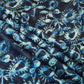 Indigo Abstract Print Mulmul Fabric MTF-24632