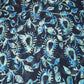 Indigo Abstract Print Mulmul Fabric MTF-24632