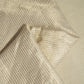 Cream & Golden Stripes Pure Cotton Silk Fabric YF-24633