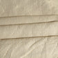 Cream & Golden Stripes Pure Cotton Silk Fabric YF-24633
