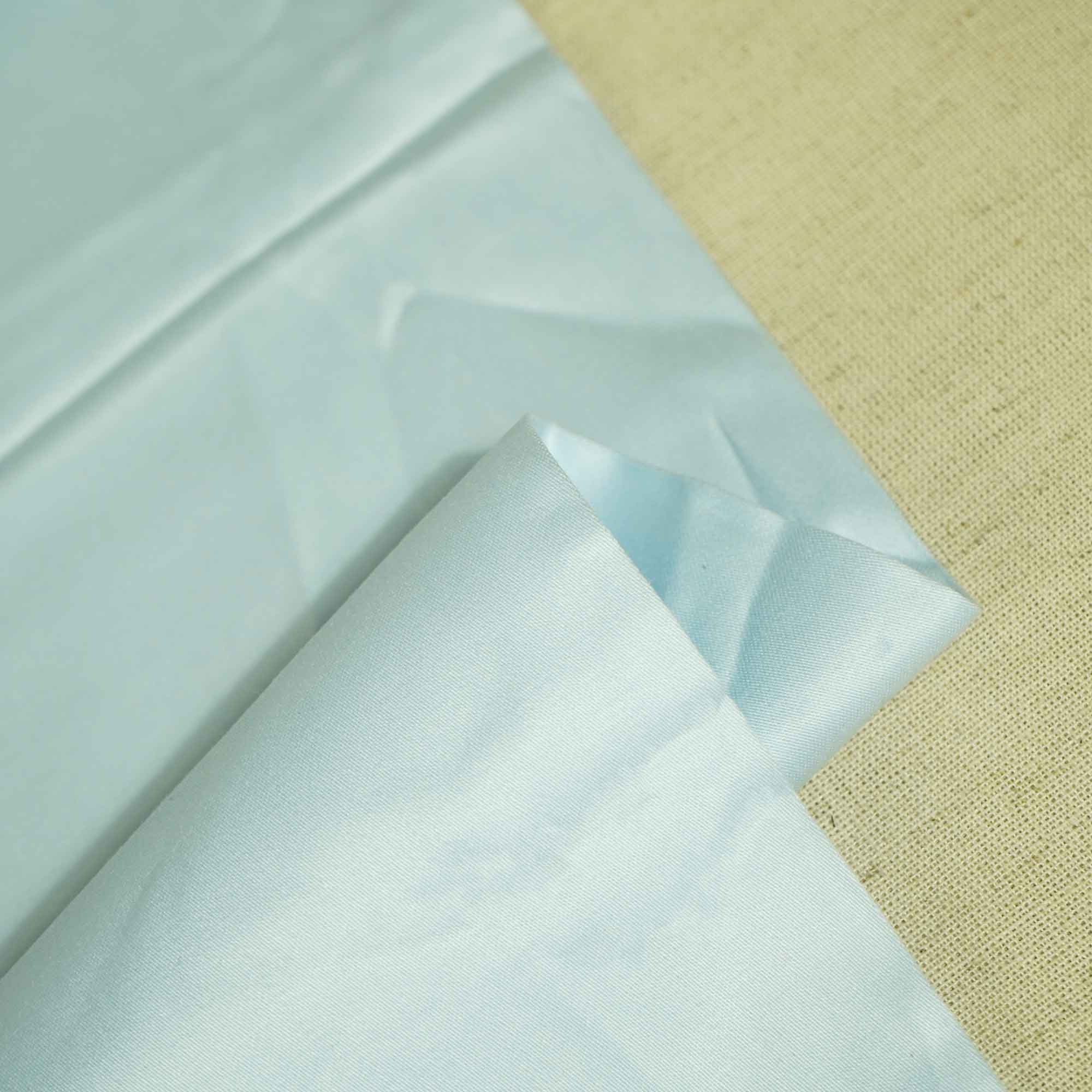 Powder Blue Solid Giza Cotton Fabric STI-24637