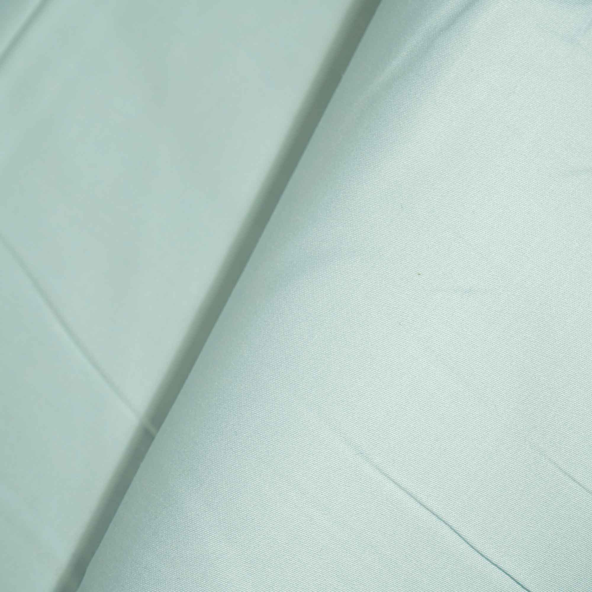 Powder Blue Solid Giza Cotton Fabric STI-24637