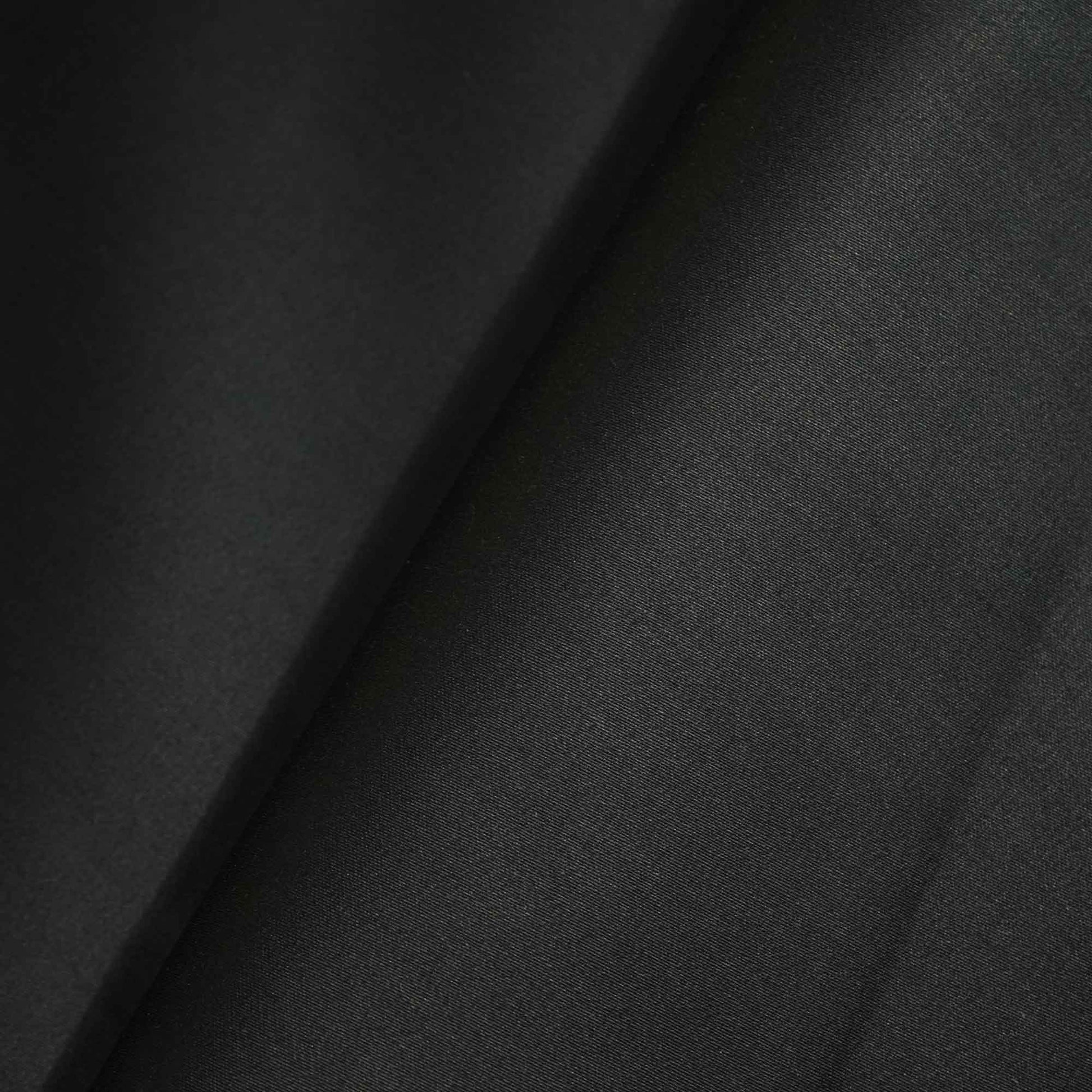 Black Solid Giza Cotton Fabric STI-24643