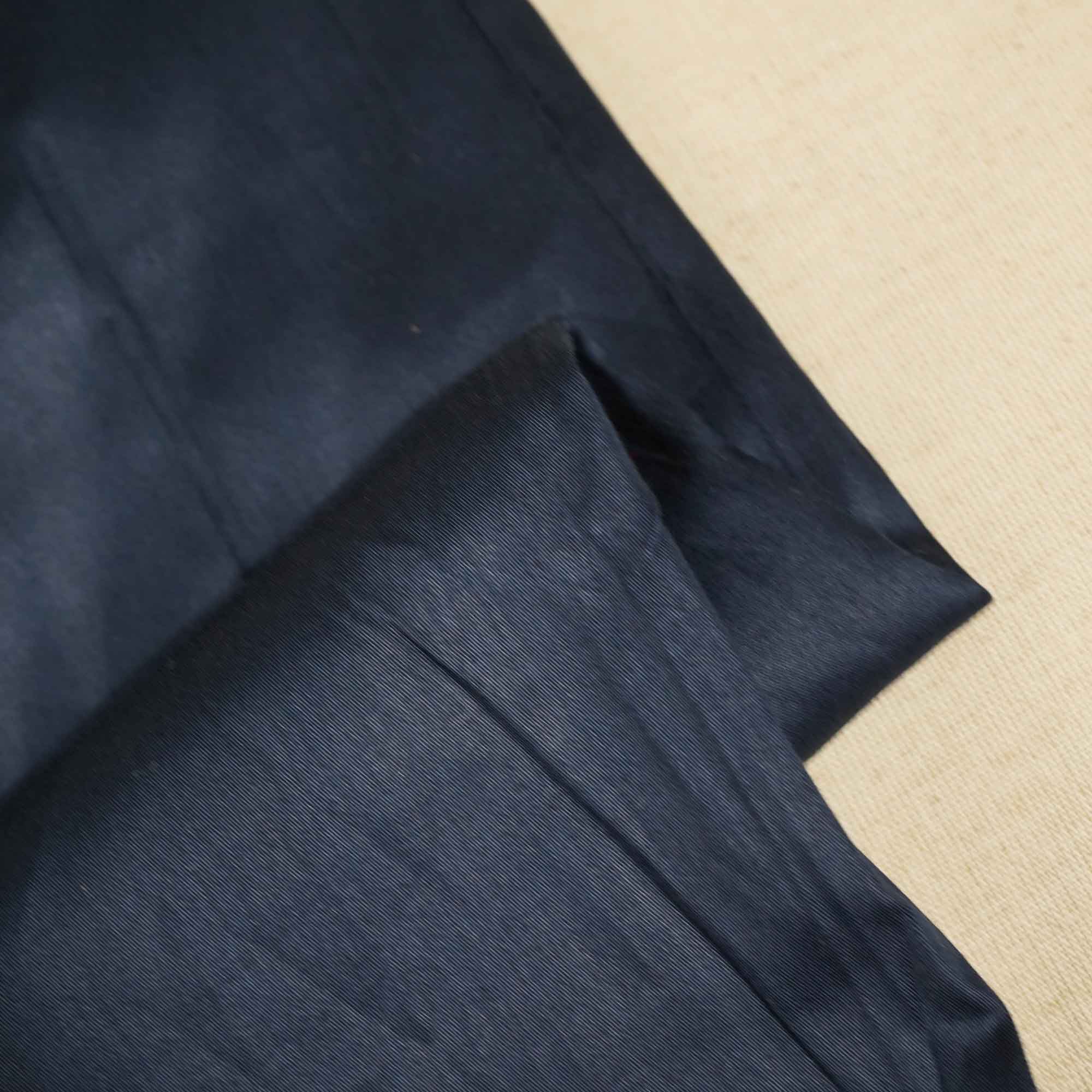 Navy Blue Solid Giza Cotton Fabric STI-24644
