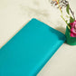 Aqua Blue Solid Giza Cotton Fabric STI-24645