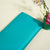 Aqua Blue Solid Giza Cotton Fabric STI-24645
