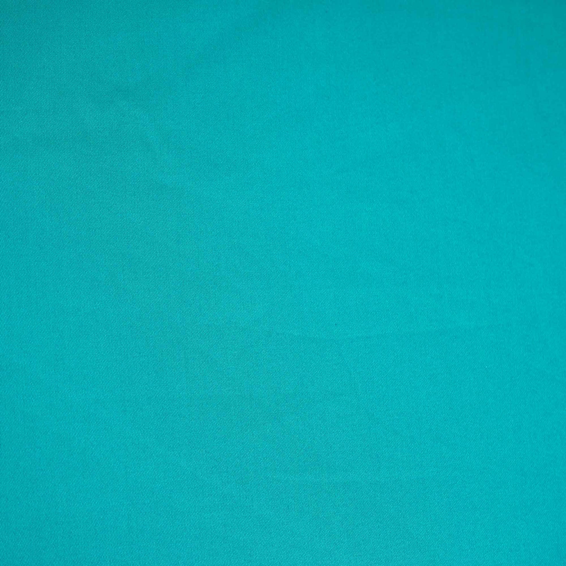 Aqua Blue Solid Giza Cotton Fabric STI-24645