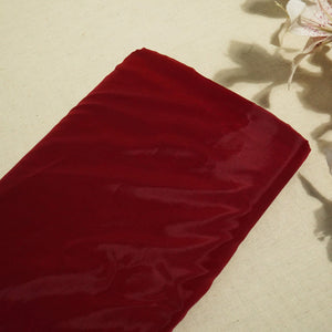 Solid Maroon Liquid Organza SE-24647