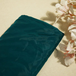 Solid Dark Green Liquid Organza SE-24648