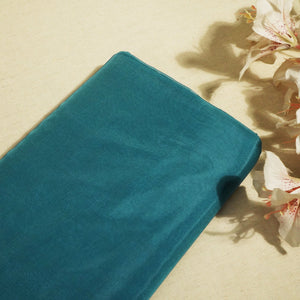 Turquoise Blue Liquid Organza SE-24649