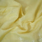 Light Yellow Mukaish Work Thread Embroidery Chanderi Fabric SNS-24653