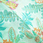 Green Floral Print Muslin Fabric GT-24667
