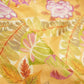 Orange Floral Print Muslin Fabric GT-24668