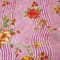 Pink Floral Print Muslin Fabric GT-24675