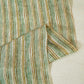 Green Stripes Print Muslin Fabric GT-24682