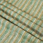 Green Stripes Print Muslin Fabric GT-24682