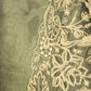 Grey Embroidery (Top-Organza,Bottom-Crepe,Dupatta-Organza) Organza Suit Set JDS-24688  