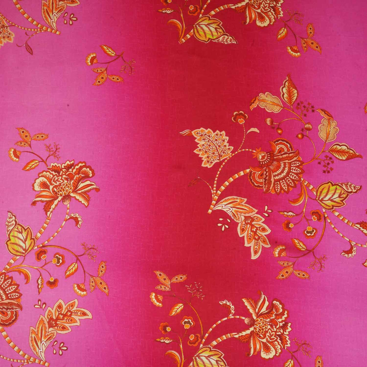 Pink & Lavender Shaded Floral Print Organza Fabric MT-28248 - TradeUNO