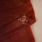 Peach & Dark Maroon Shaded Floral Print Organza Fabric MT-28249