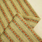Green Stripes Print Chanderi Fabric GT-25303