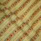 Green Stripes Print Chanderi Fabric GT-25303