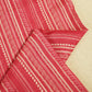 Pink Stripes Print Chanderi Fabric GT-25306