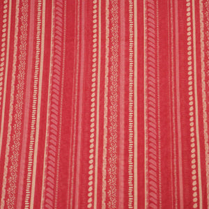 Pink Stripes Print Chanderi Fabric GT-25306