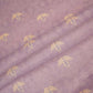 Purple Floral Print Chanderi Fabric GT-25307