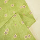 Green Floral Print Chanderi Fabric GT-25315