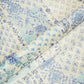 White Floral Patch Print Chanderi Fabric GT-25317