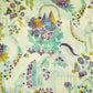 Light Green Abstract Print Chanderi Fabric GT-25319