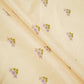 Peach Floral Print Chanderi Fabric GT-25322