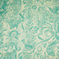 Green Tropical Print Chanderi Fabric GT-25328