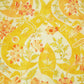 Mustard Yellow Floral Print Chanderi Fabric GT-25336