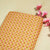 Orange & Pink Geometrical Print Chanderi Fabric GT-25343