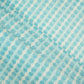 White & Blue Geometrical Print Chanderi Fabric GT-25347