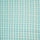 White & Blue Geometrical Print Chanderi Fabric GT-25347