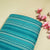 Blue Stripes Print Chanderi Fabric GT-25349