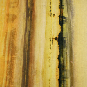 Mustrad Yellow Shibori Print Linen Fabric RM-25353