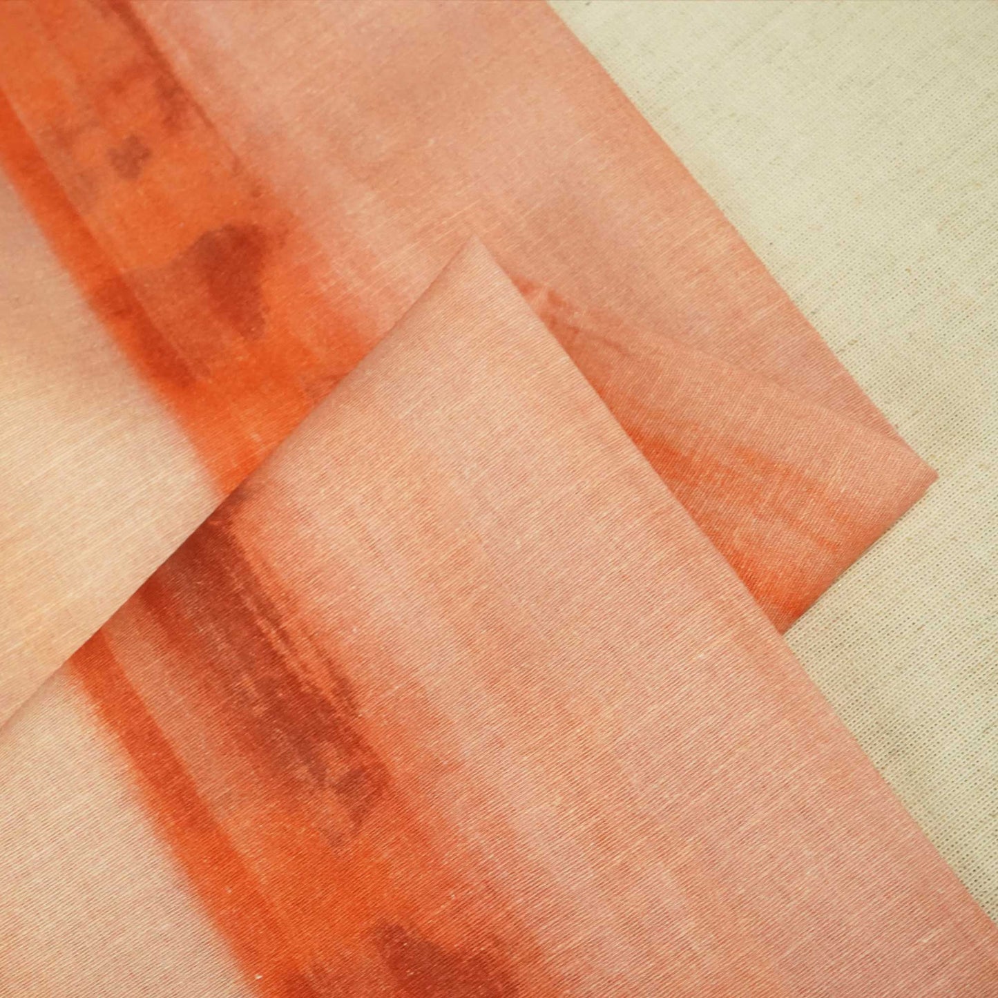 Brown Shibori Print Linen Fabric RM-25355