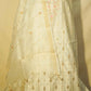 Off White With Embroidery (Top-Chanderi Silk,Bottom-Chanderi Silk,Dupatta-Organza) Suit Set Chanderi Silk Fabric SND-25378  
