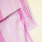 Lavender Stripes Print Cotton Mulmul Fabric GT-25406