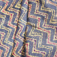Blue Chevron Print Cotton Mulmul Fabric GT-25409