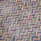 Blue Chevron Print Cotton Mulmul Fabric GT-25409